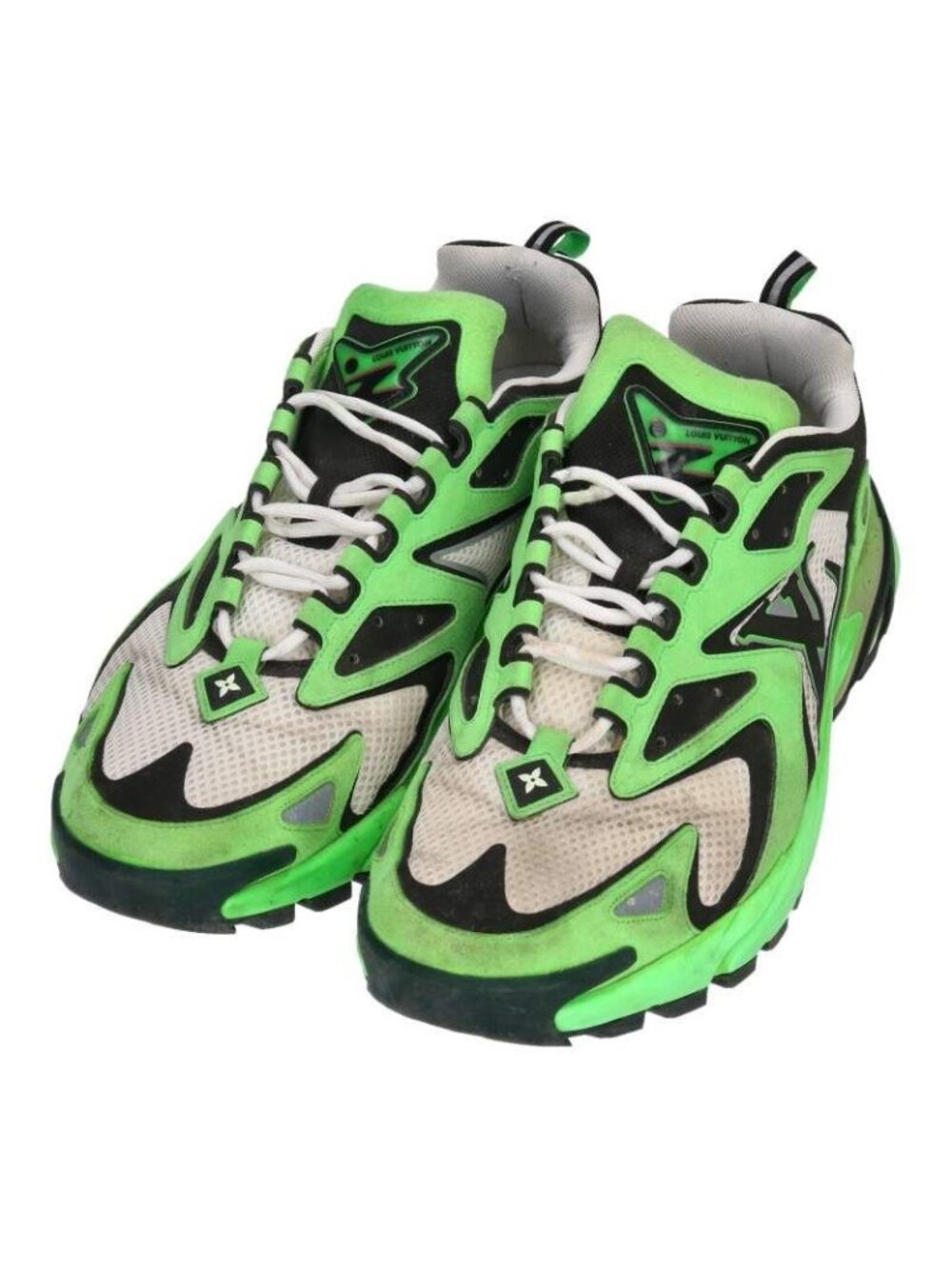 Louis Vuitton Tatic Line Side Logo Low Cut Sneakers 9.5 - Picture 5 of 5